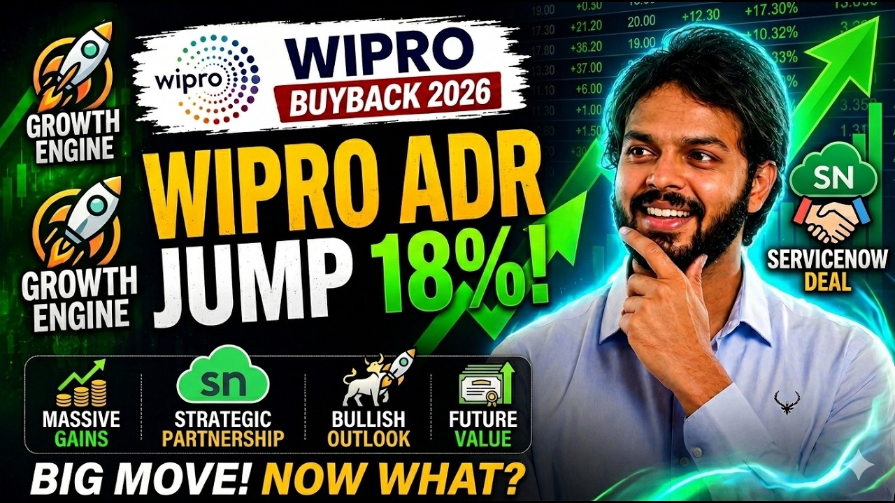 Wipro ADR UP 18%🔥 | What ServiceNow Deal Means for Investors