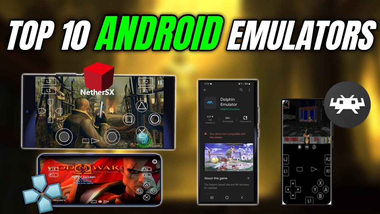 Top 10 Emulators For Your Android Device - Unleash The Power of Retro Gaming!