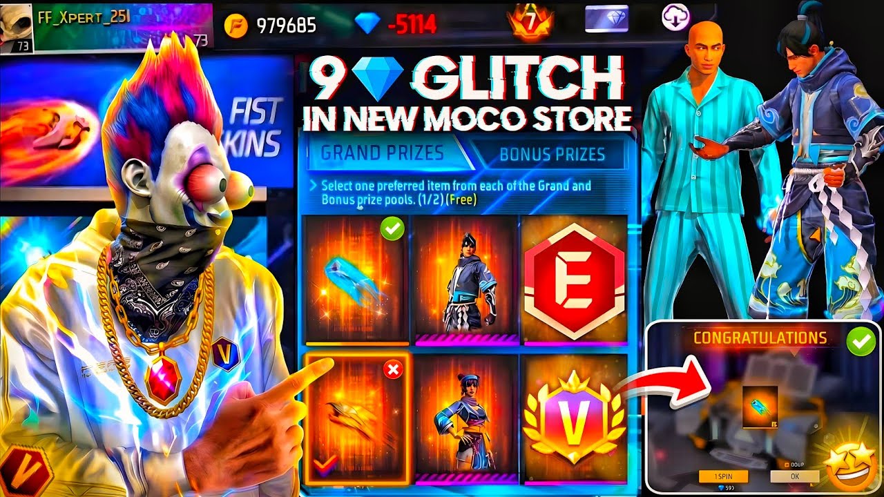 Every Spin Grand Prize Trick In New MOCO STORE 💯🤩 | Free Fire New Event | Free Fire New Event Today
