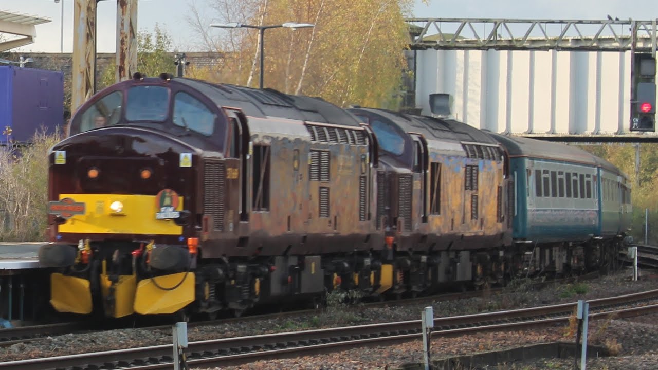 Trains at Chester 22/11/25 Ft. 44871, 37s, 56s & 47s