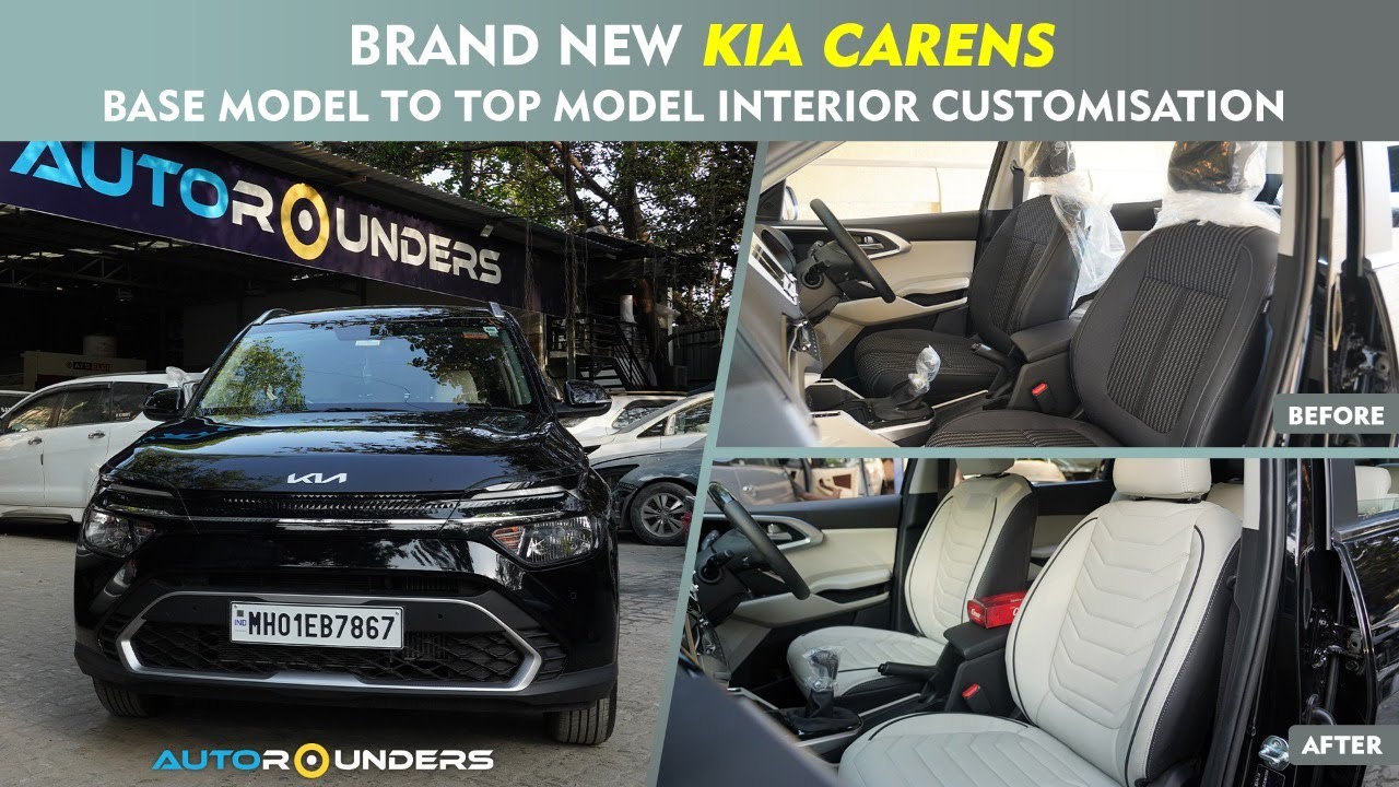 Direct from Showroom to Autorounders  | KIA CARENS Base Model to Top Model Interior Customisation