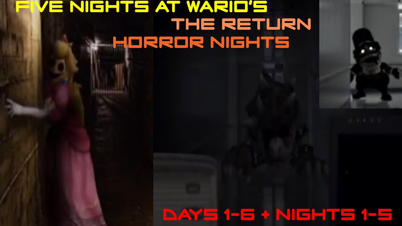Five Nights at Wario's: The Return: Deluxe | Horror Nights (Days 1-6 + Nights 1-5 + Extras)