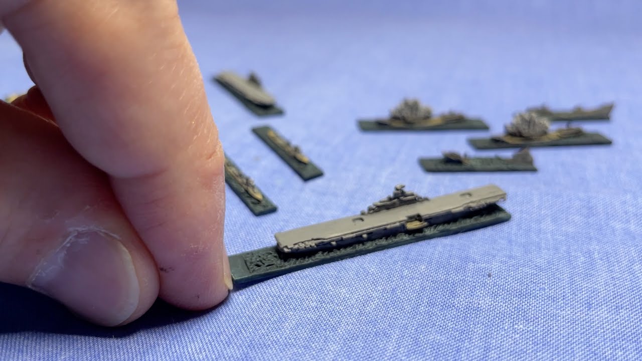 Relax with some tiny ships – Painting 1:6000 WWII