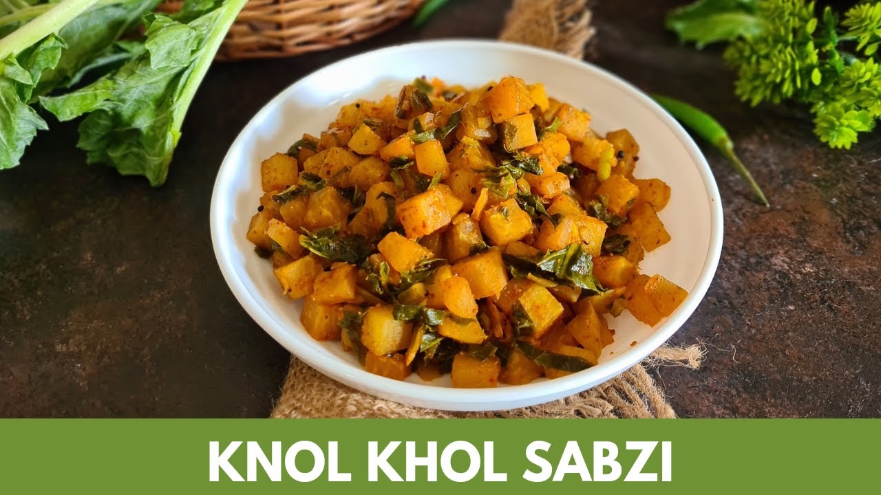 Knol Khol Sabzi | Kohlrabi Sabzi | Vanita's Corner