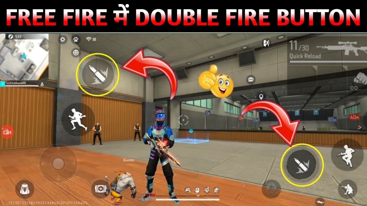 Free Fire Double Fire Button | free fire me double fire button kaise laye