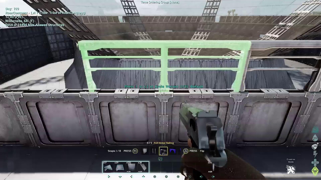 Ark Survival Ascended Lets build a Blitzball stadium part 2