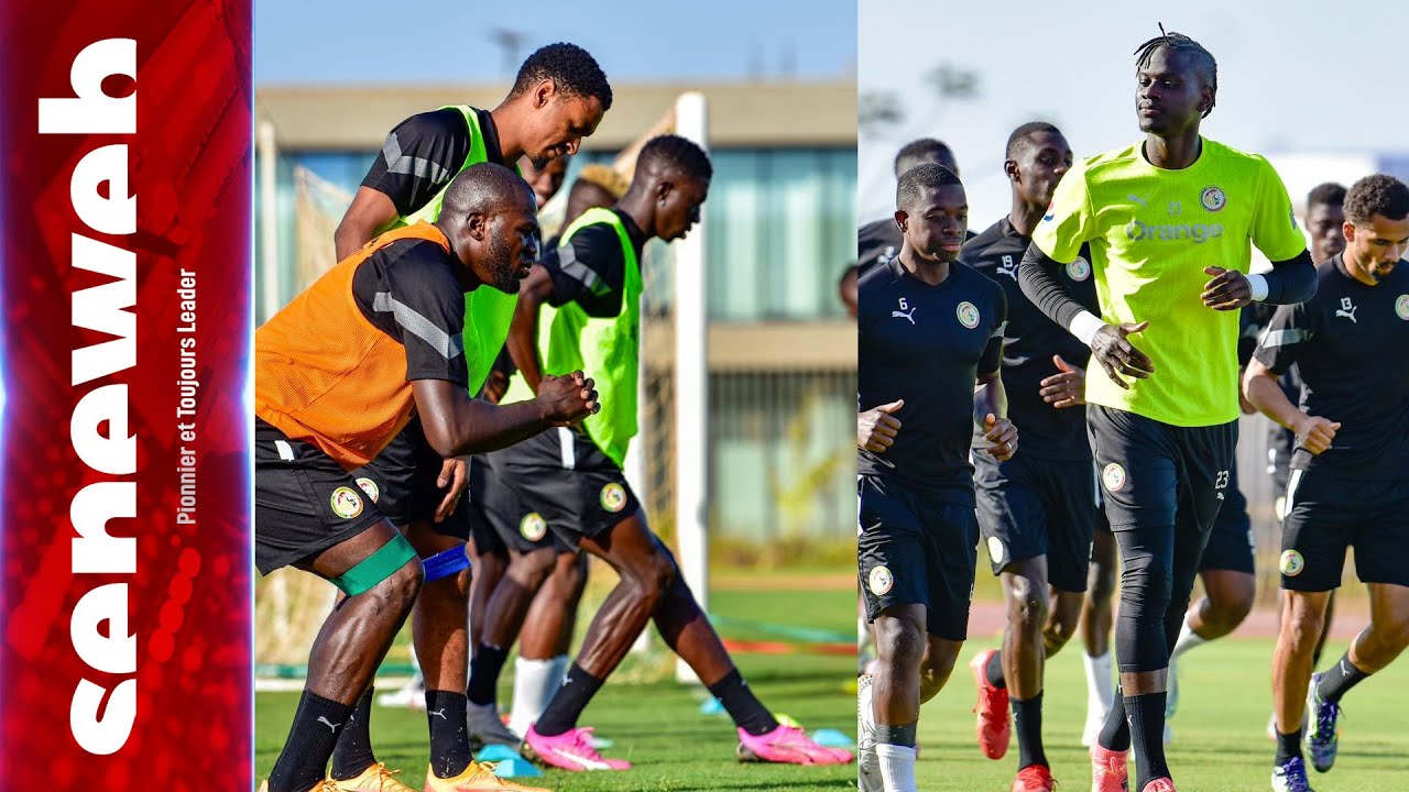 Sénégal-Rdc: Suivez la dernière séance d’entraînement des Lions