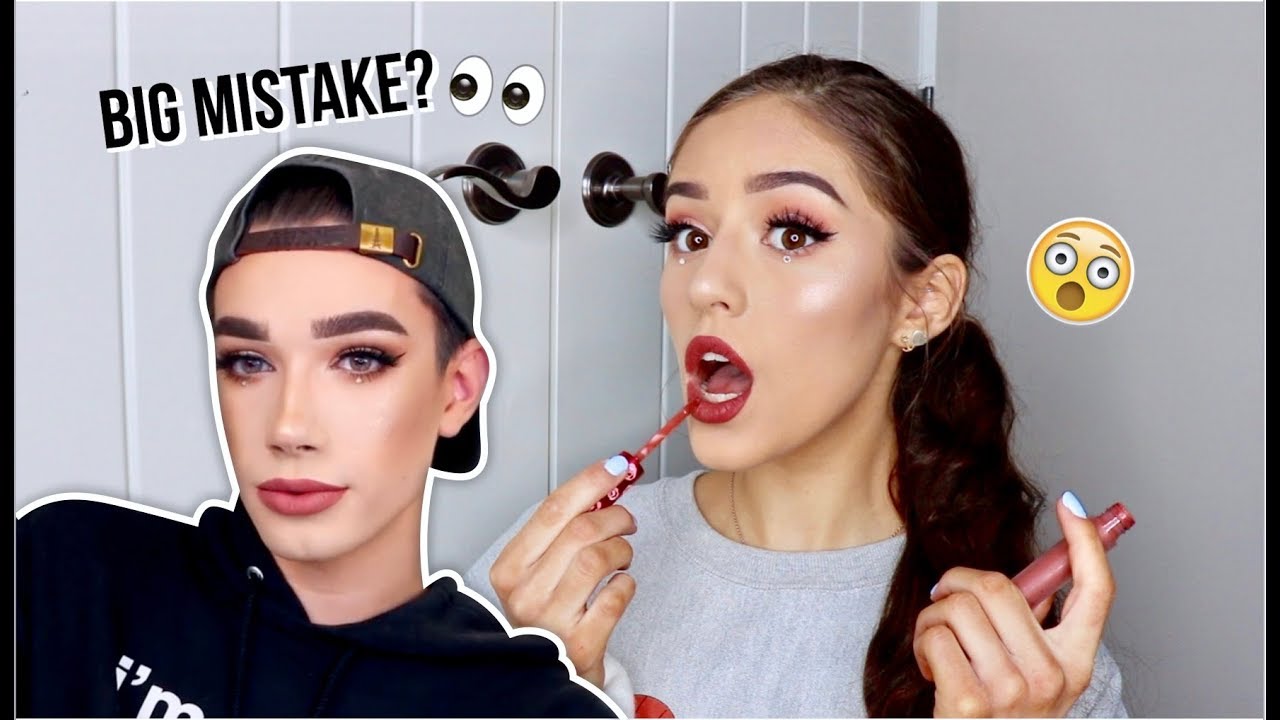 I TRIED FOLLOWING A JAMES CHARLES TUTORIAL