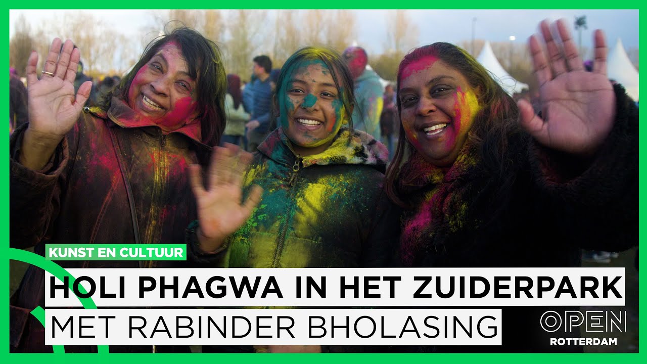 Feestvierders bezoeken ‘meest waanzinnige Holi-feest van Europa’ in Zuiderpark | KUNST & CULTUUR