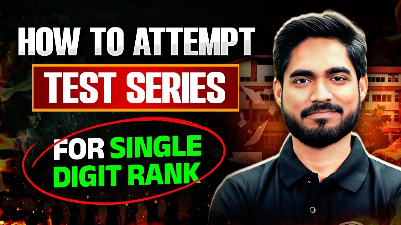 How to Attempt GATE Test Series For Single Digit Rank | GATE 2026 Exam Preparation