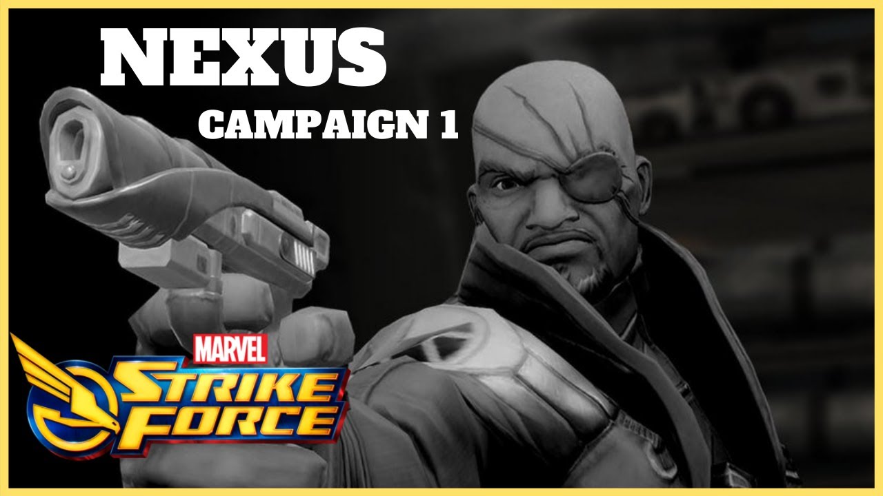 Marvel Strike Force, Nexus Campaign 1 Guide and Storyline, SuperHeroes, Android Gameplay