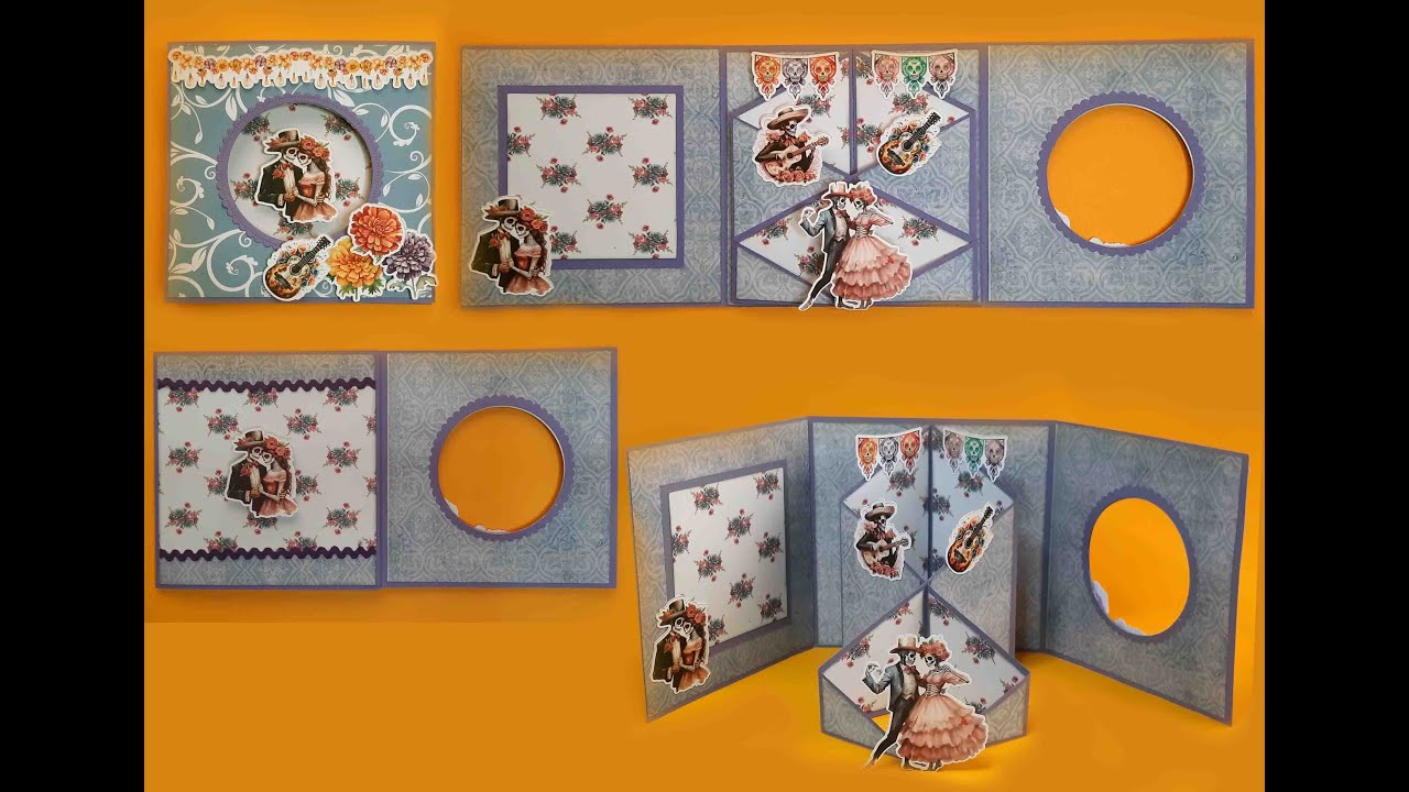 Tarjeta-tutorial Nº 19 colaboracion Made by Amaranta (coleccion ,Dia de muertos)