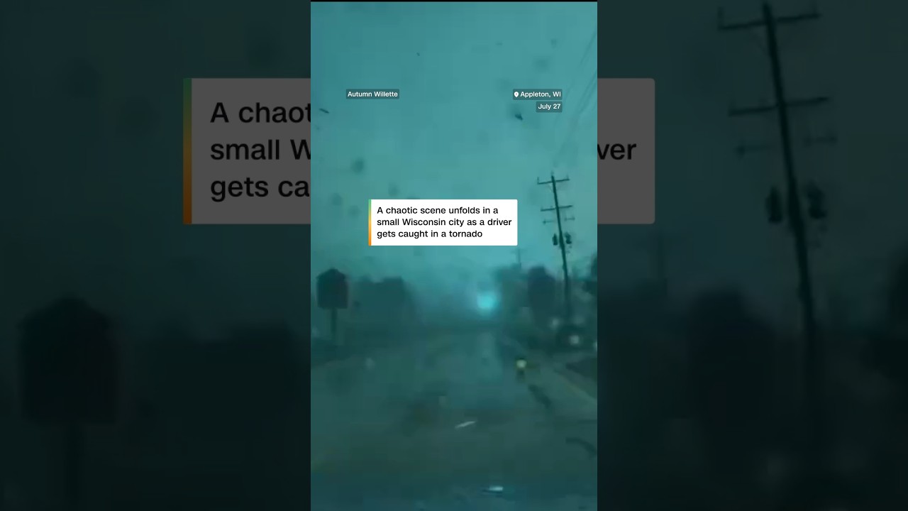 Driver caught in&nbsp;Wisconsin tornado