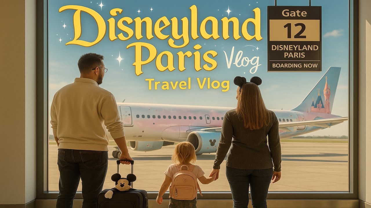 DISNEYLAND PARIS - Travel Day | August 2025 | Bristol Airport (Lily's First Airplane Flight)