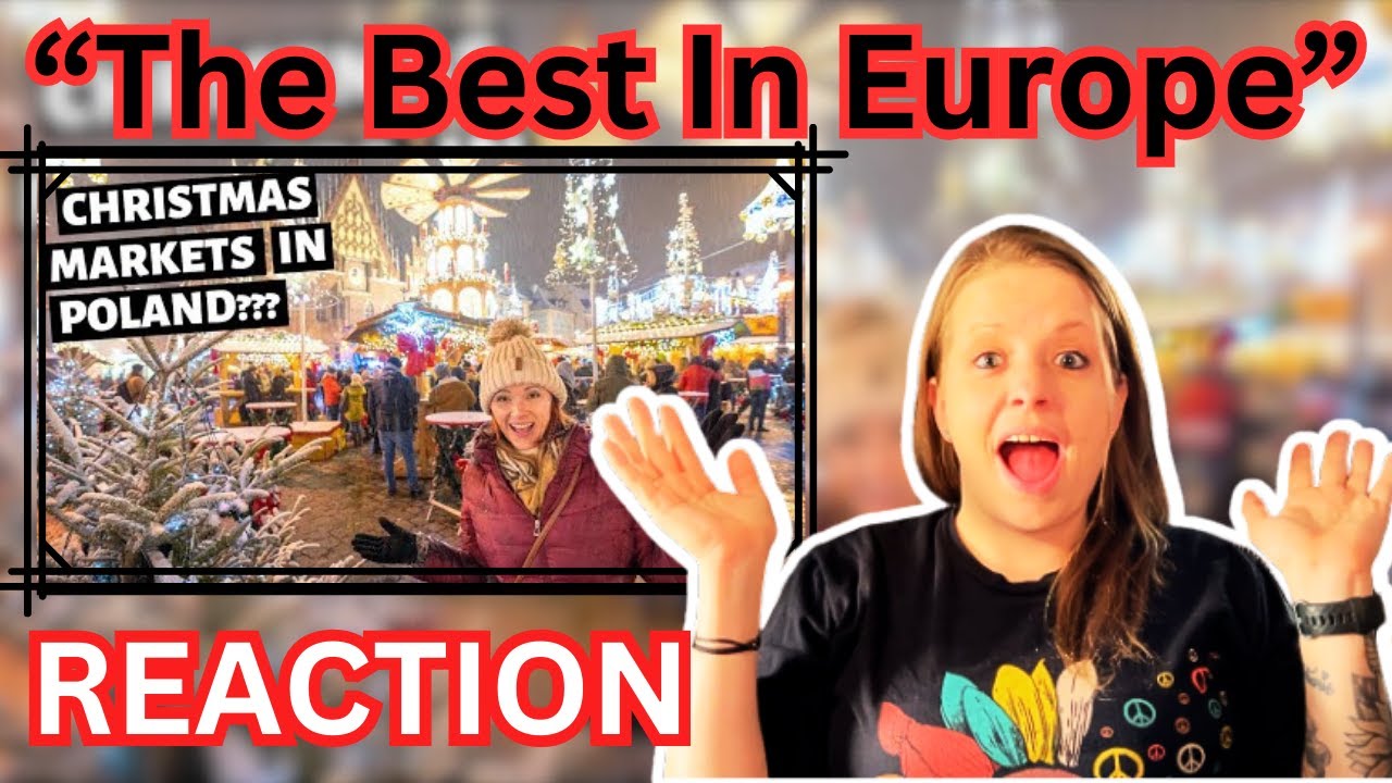 American Reacts to Wroclaw Poland Christmas Market.
