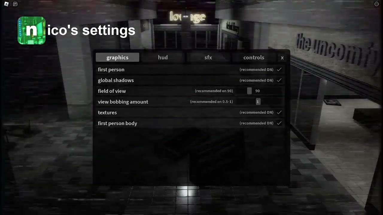 nico's nextbots menu (no drums)