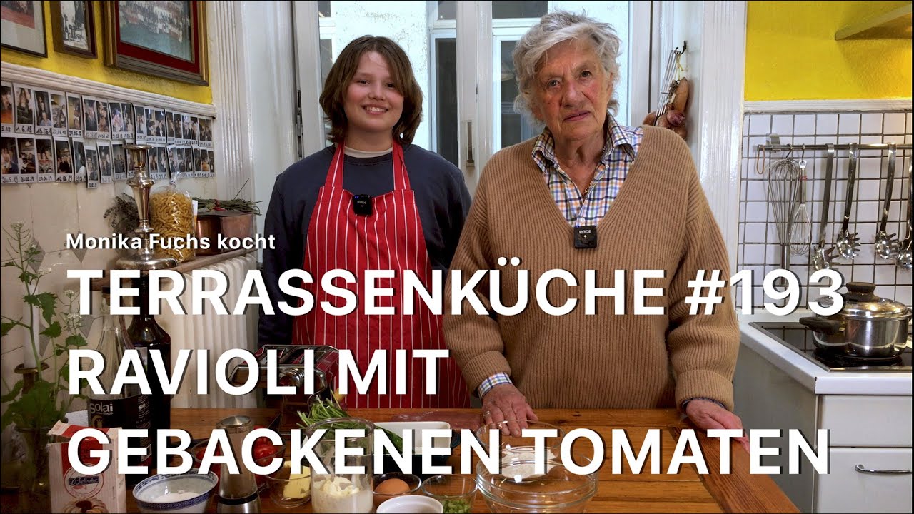 Ravioli mit gebackenen Tomaten - Terrassenküche Nr  193