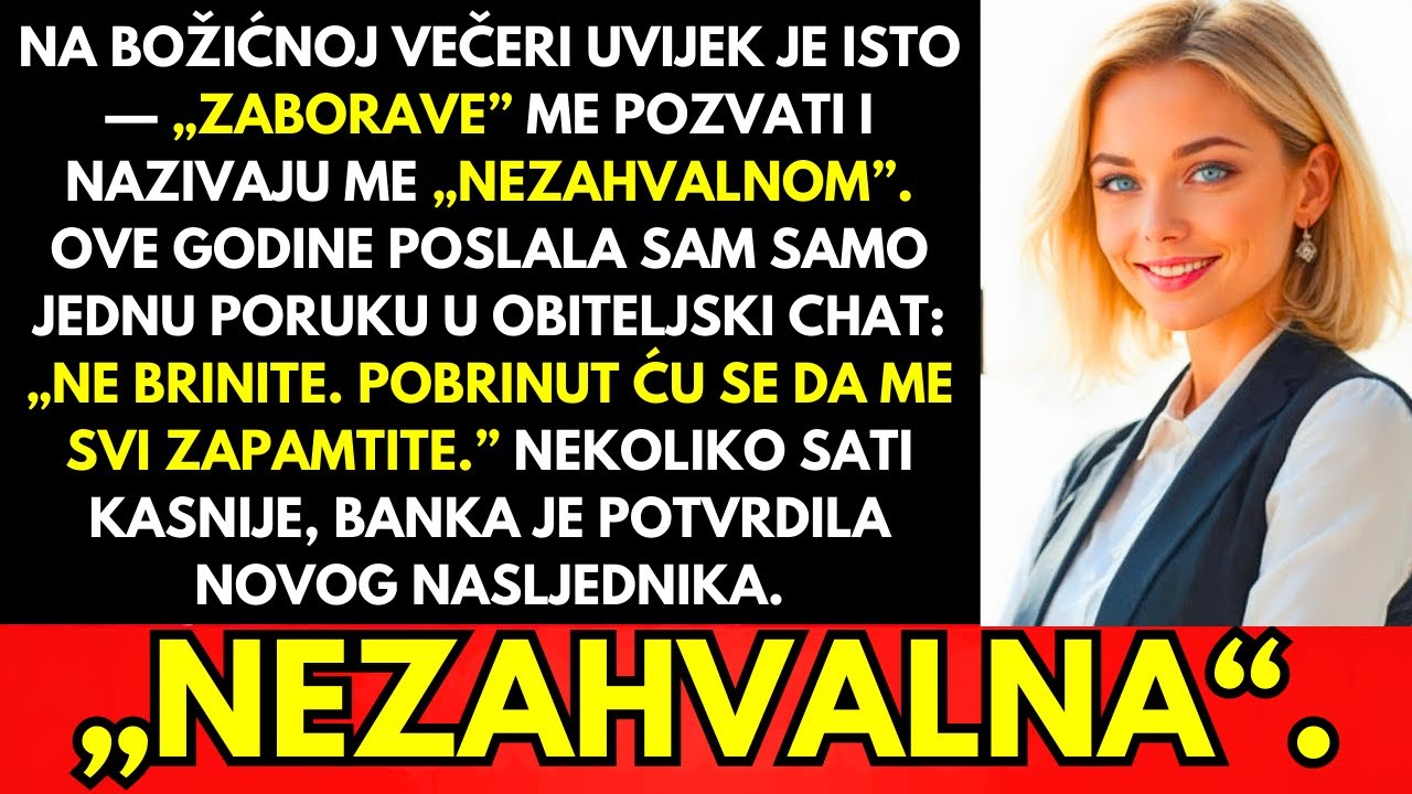 Na Večeri Zahvalnosti Me Uvijek “Zaborave”—Ove Godine Će Zapamtiti