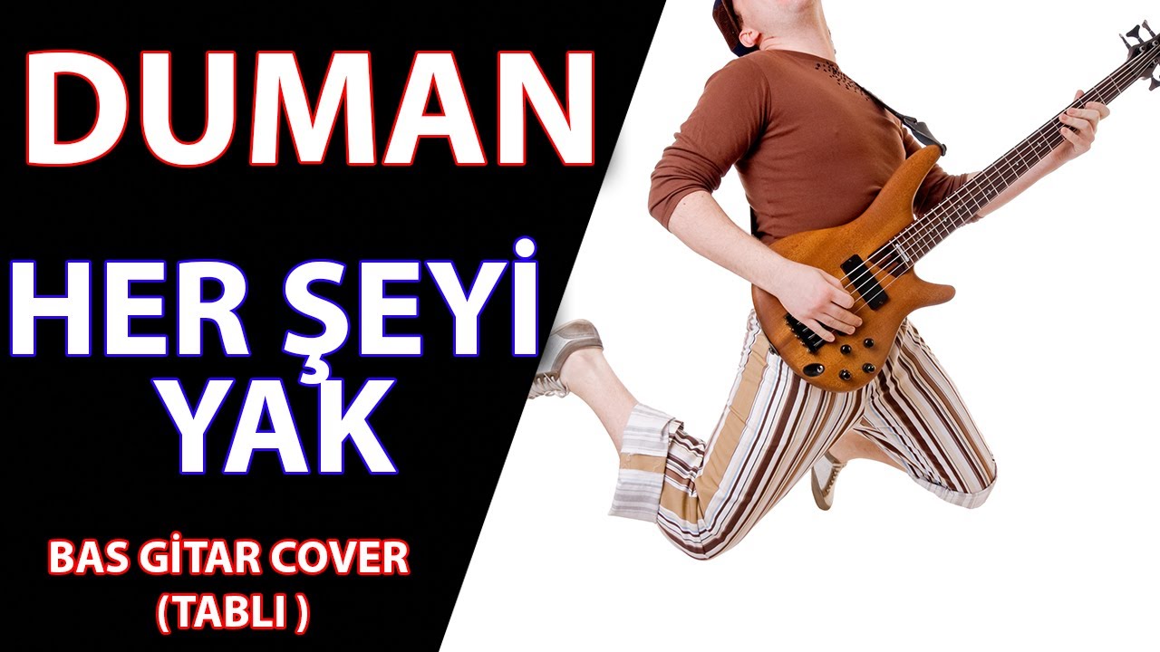 Duman - Her Şeyi Yak 🎸 (Bass Cover + Tablı) #duman #herşeyiyak