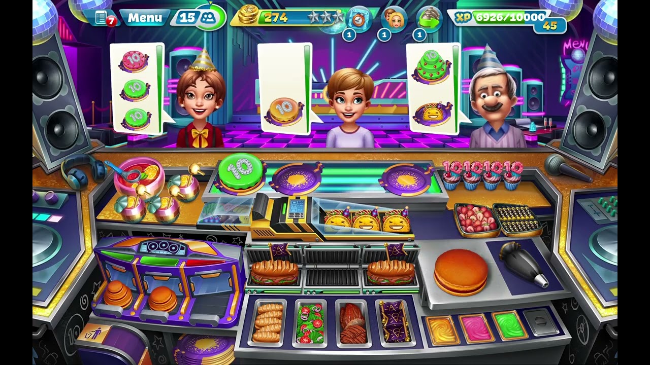 COOKING FEVER | THE PARTY PALACE | Levels 26-30 | 3 stars
