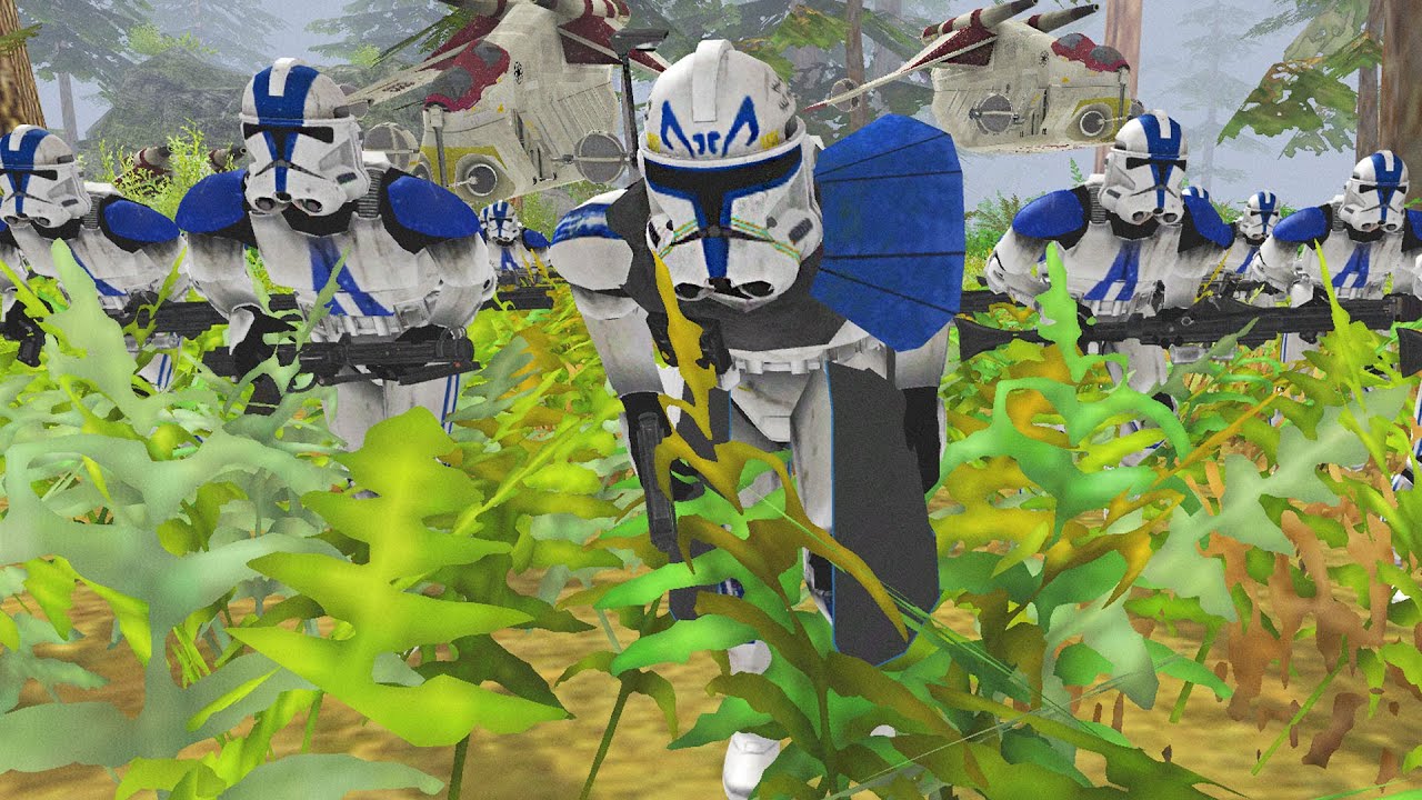 Captain Rex's 501st Legion DEATH CHARGE! - Men of War: Star Wars Mod Battle Simulator