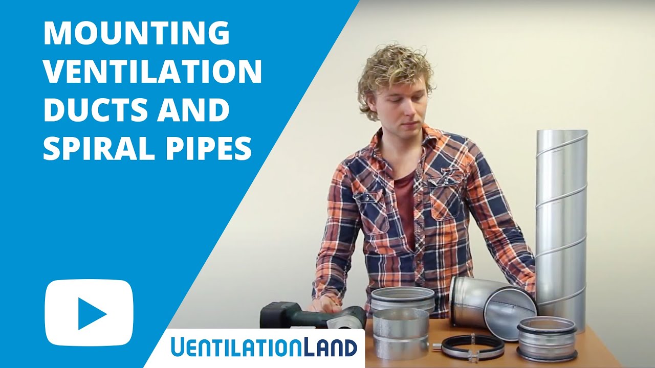 How do I mount a VENTILATION DUCT or SPIRAL PIPE? | Ventilationland.co.uk