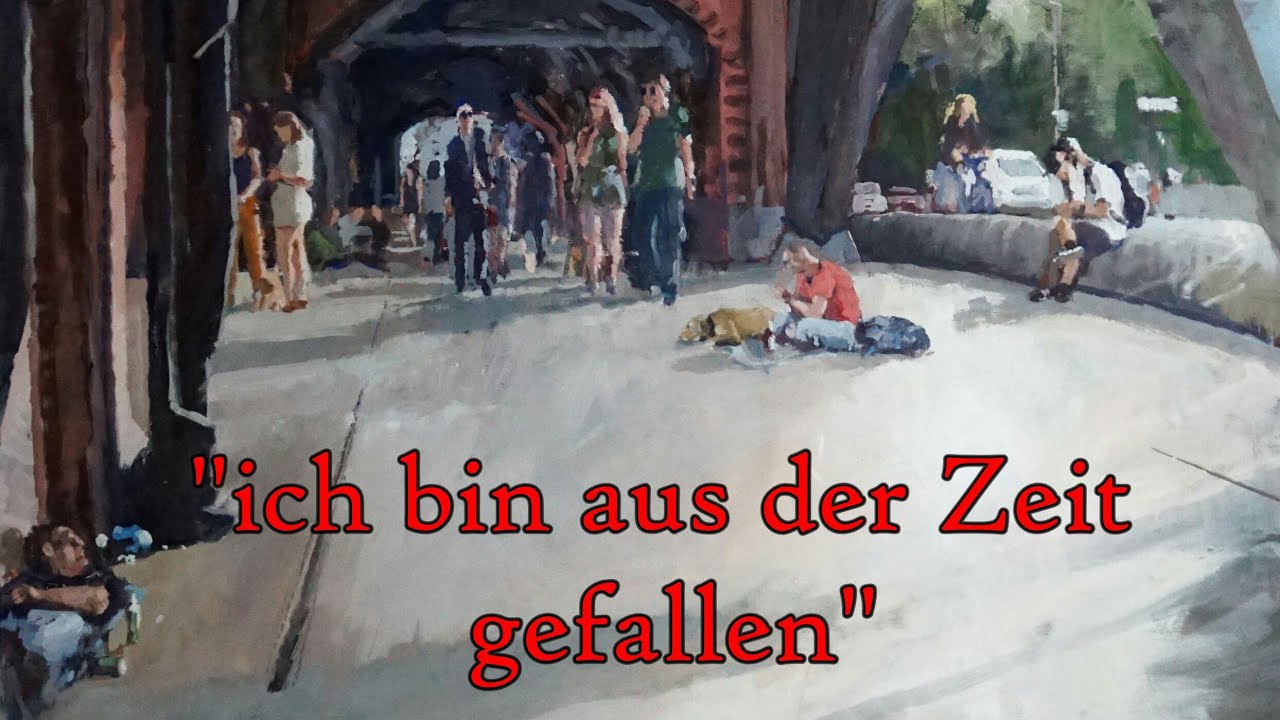 Frank Suplie, Maler auf der Oberbaumbr&uuml;cke