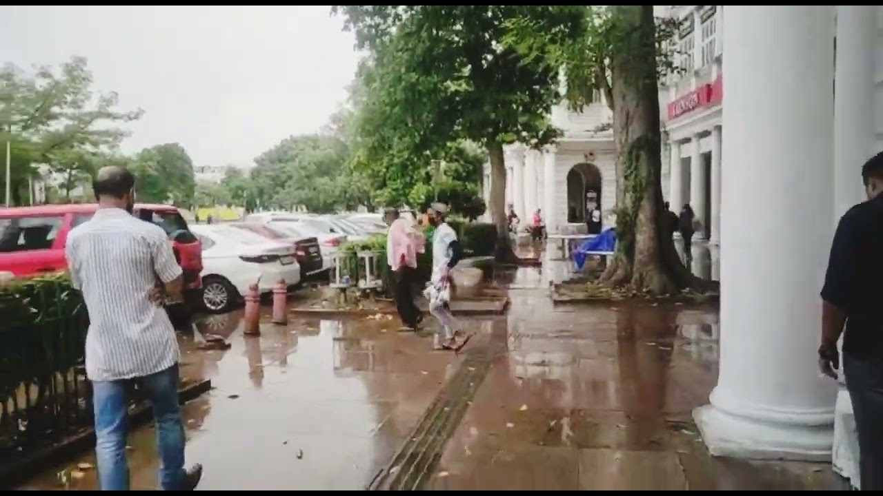 Rain in Connaught place | CP | Delhi  | India | Jyoti Sikka Vlogs