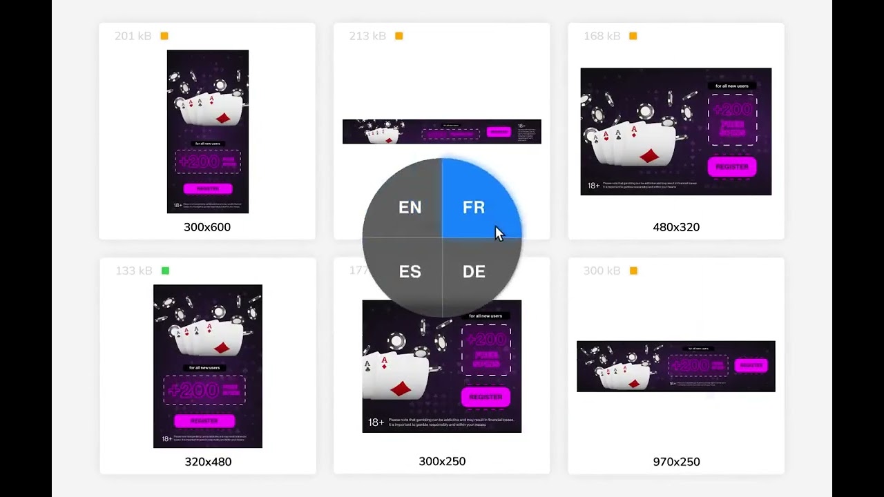 The Only Creative Management Platform for the iGaming Industry