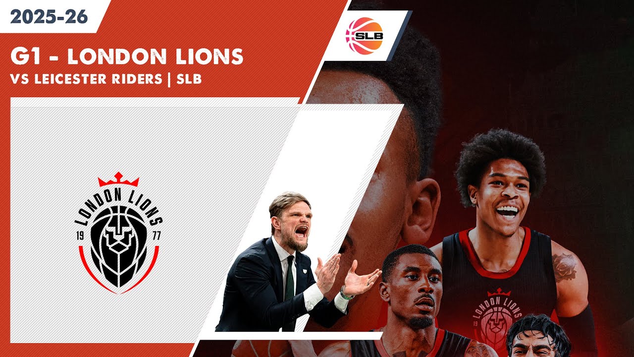 SLB G1 London Lions vs Leicester Riders. British Basketball League game opener T. Sabonis 2025-26
