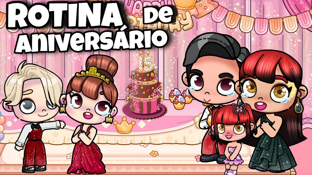 ROTINA DE ANIVERSÁRIO-FESTA SURPRESA 🎂 AVATAR WORLD [parte2]