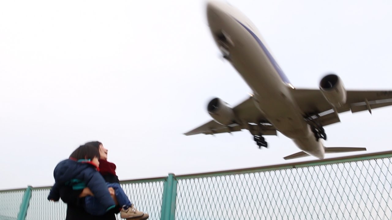 飛行機が近くで見られる伊丹スカイパークと千里川土手に行ってきた Airplanes from Itami Aiport