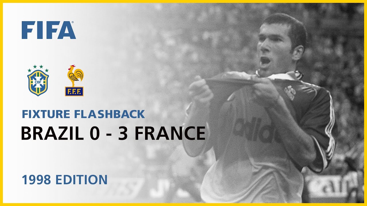 Brazil 0-3 France | France 1998 Final | FIFA World Cup