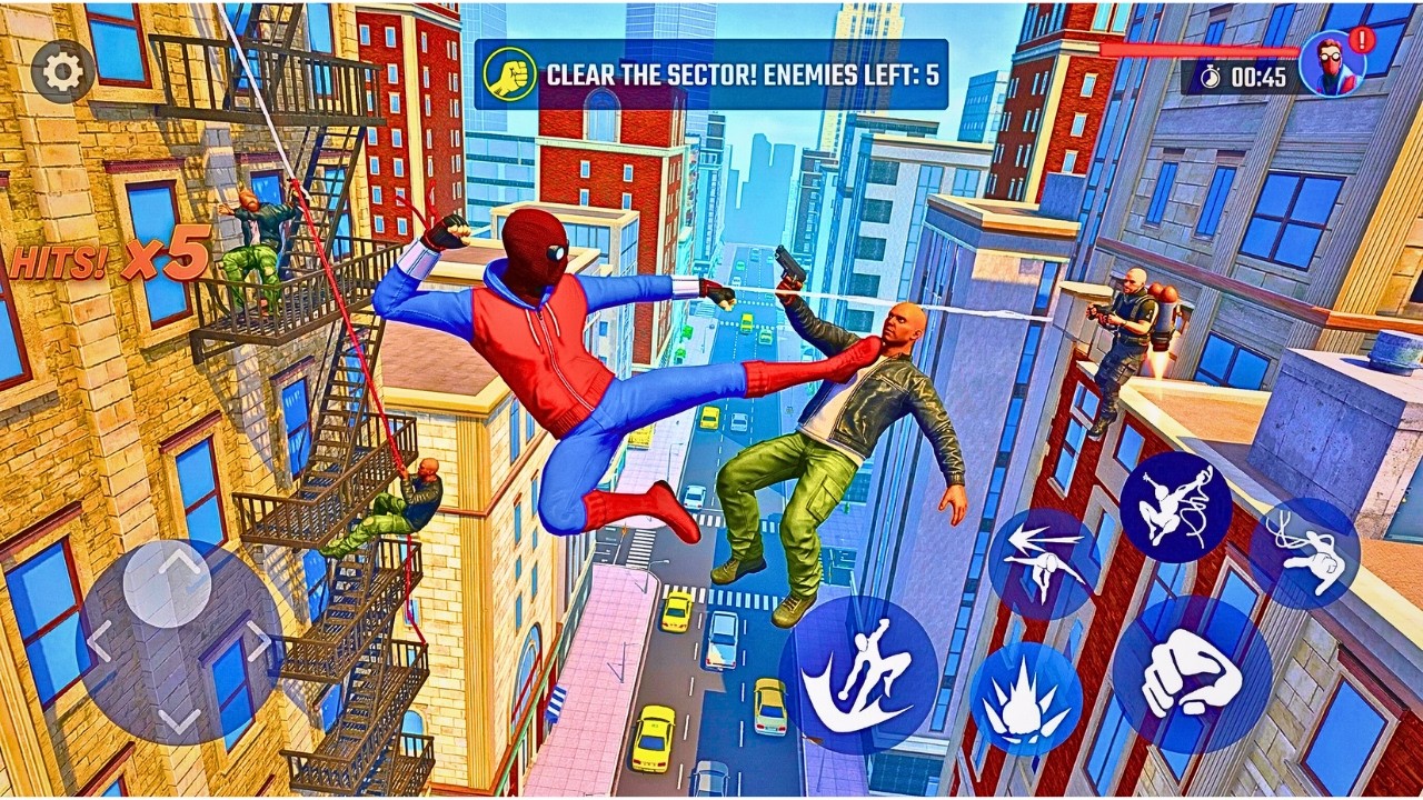 Spider Fighting: Hero Game - Superhero Street Combat 3D - Android GamePlay