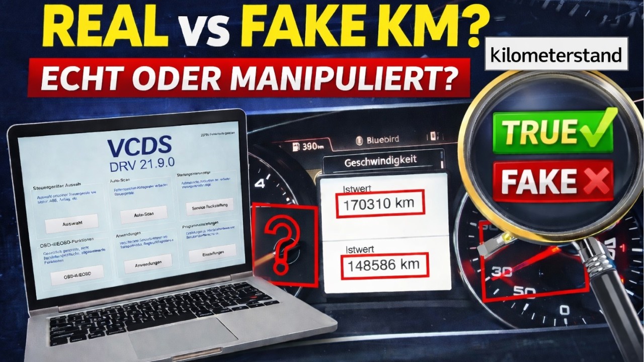 Kilometerstand im Getriebe auslesen | Tachobetrug erkennen | Kilometerstand überprüfen | Audi | VCDS