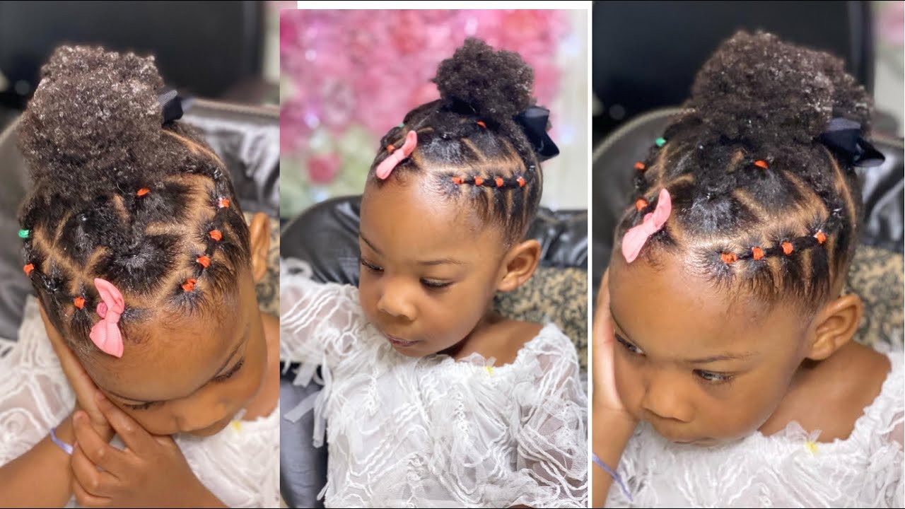 CAN'T BRAID? TRY OUT THIS SIMPLE AND EASY RUBBER BAND HAIRSTYLE FOR TODDLERS
