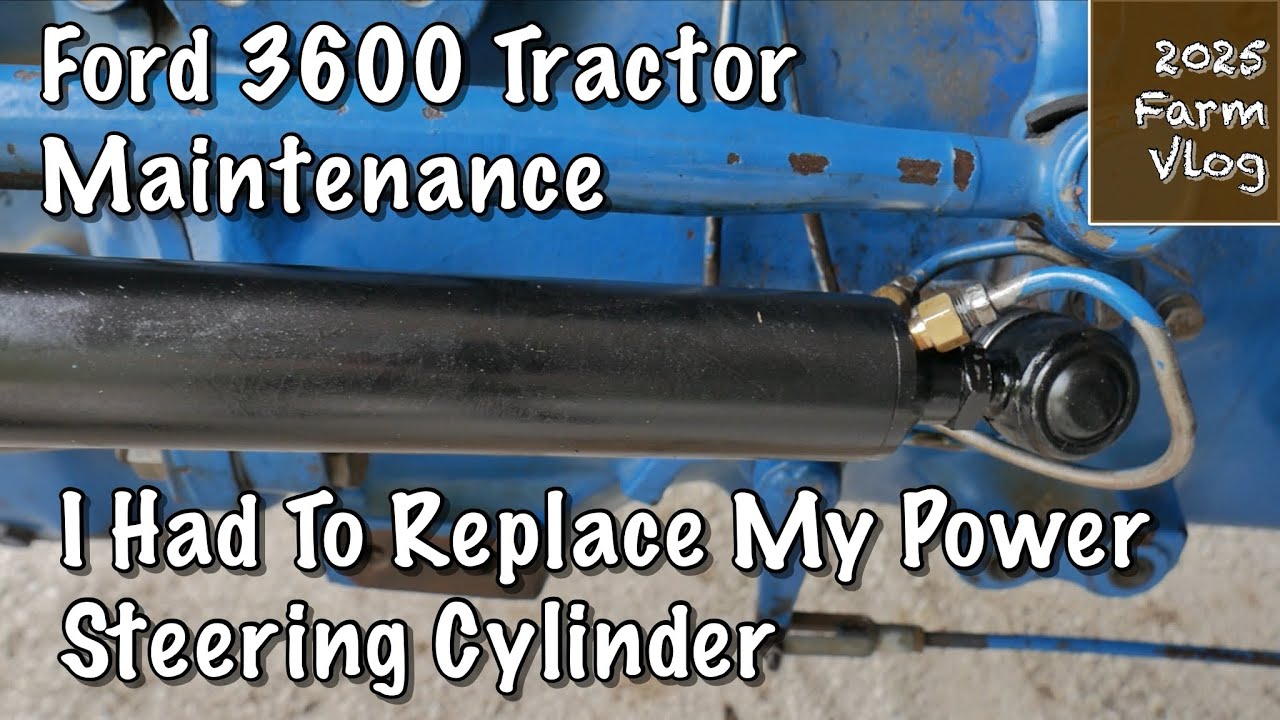 Ford 3600 Tractor | Power Steering Repair | Replaced My Power Steering Cylinder | Farm Vlog 2025