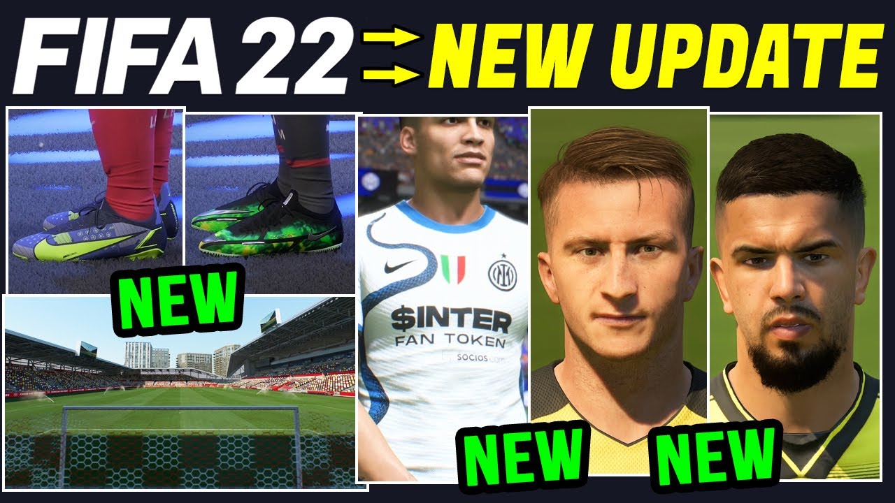 FIFA 22 NEWS | NEW Boots, Faces, Stadiums - Title Update #4 On Next Gen Console
