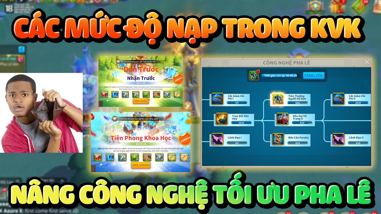 Các Mức Độ Khô Máu Trong KvK - Cách Nâng Công Nghệ Pha Lê Ngày Đầu Tối Ưu Nhất - Rise of Kingdoms