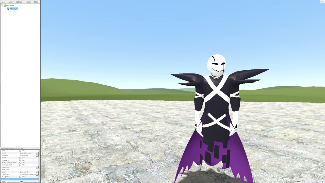 [PAC3 GMOD] Custom Idle Animation But Quick