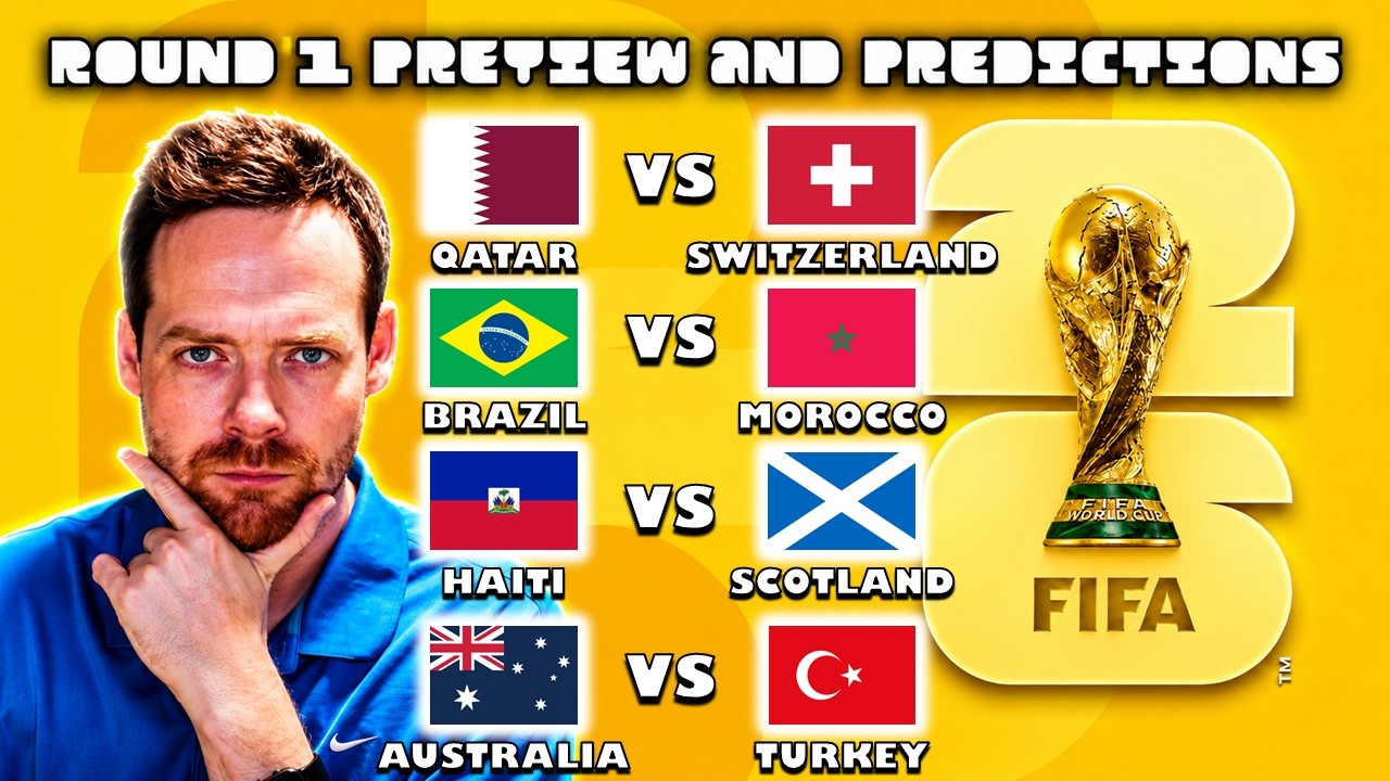 My World Cup Round 1 Preview & Predictions! July 13th 2026