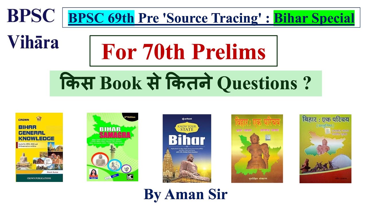 *With Proof* 69th BPSC में Bihar Special के Questions यहाँ से आये | Source of 69th BPSC | Bihar GK