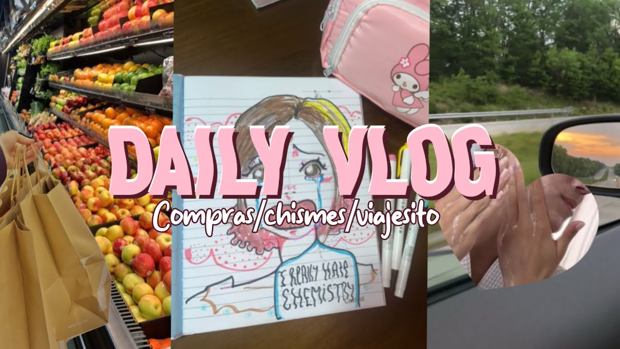 ✨ VLOG de UN DÍA CONMIGO: skincare, doodle aesthetic, chismes + compras 🛍️🍓