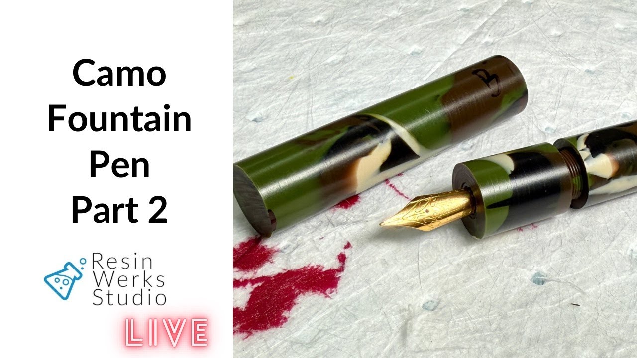 🔴Replay: Camo Bespoke/Kitless Fountain Pen - Part 2| Episode 324