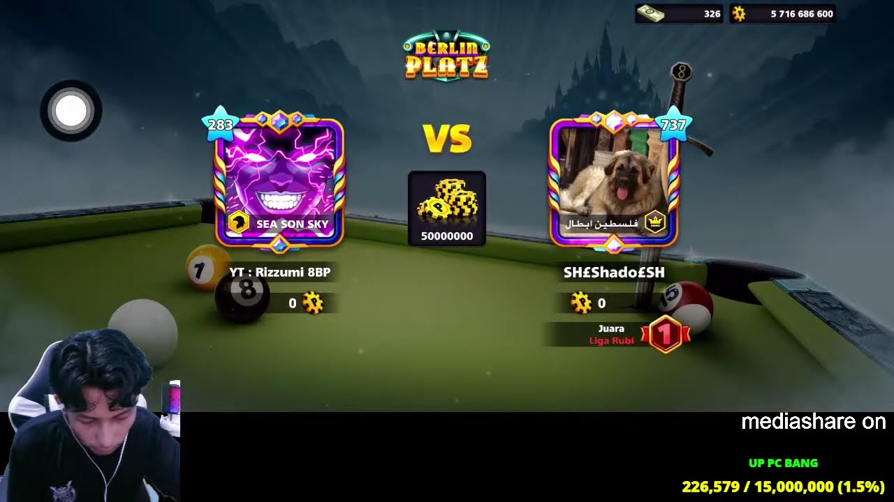 8 BALL POOL BERLIN 50M