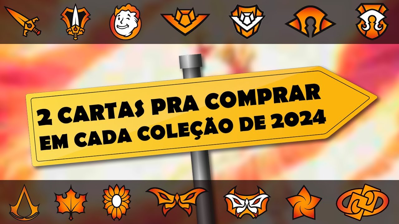 Duas cartas de cada edição que compramos em 2024!