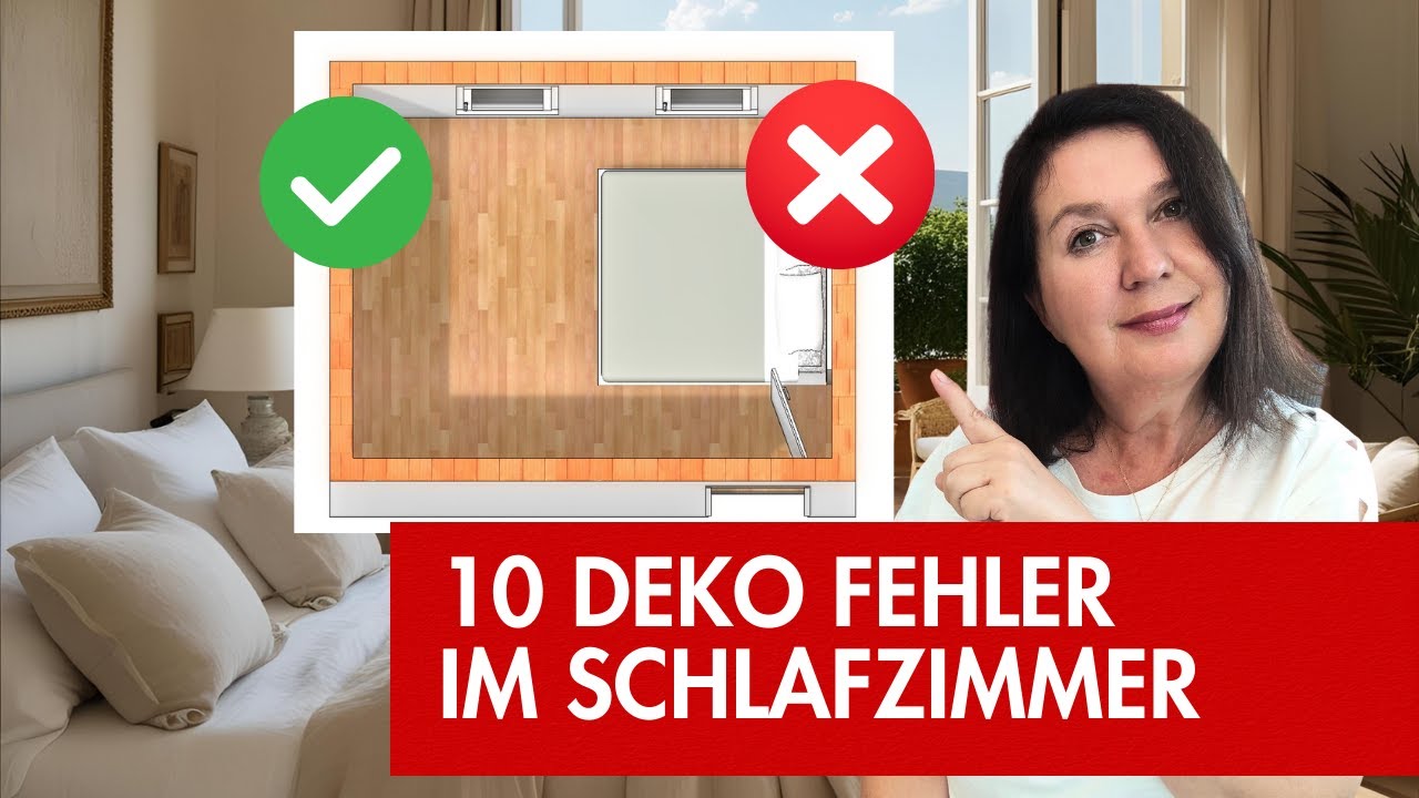 10 Deko Fehler im Schlafzimmer - wie du sie leicht mit Feng Shui vermeiden kannst #fengshui #wohnen