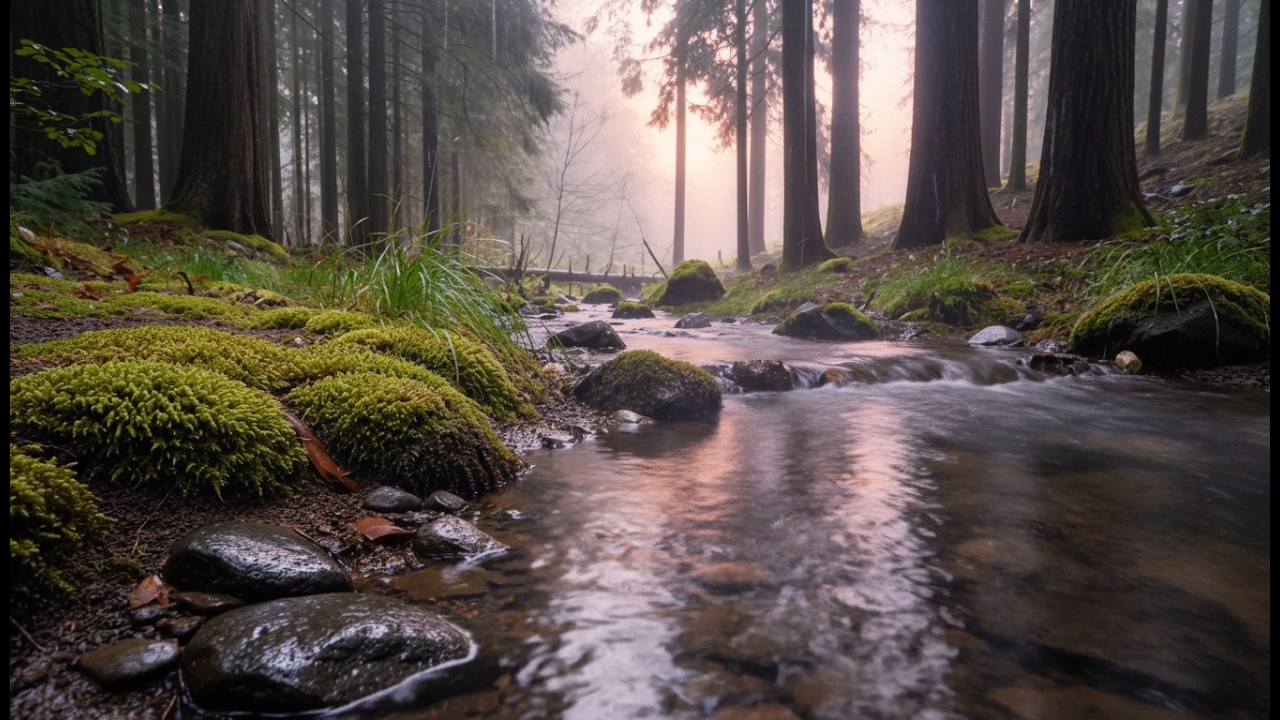 Soothing River and Forest Birdsong for Deep Sleep & Relaxation