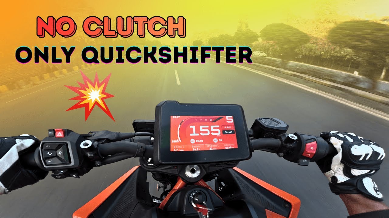 THIS QUICKSHIFTER OF GEN3 DUKE390 HITS HARD