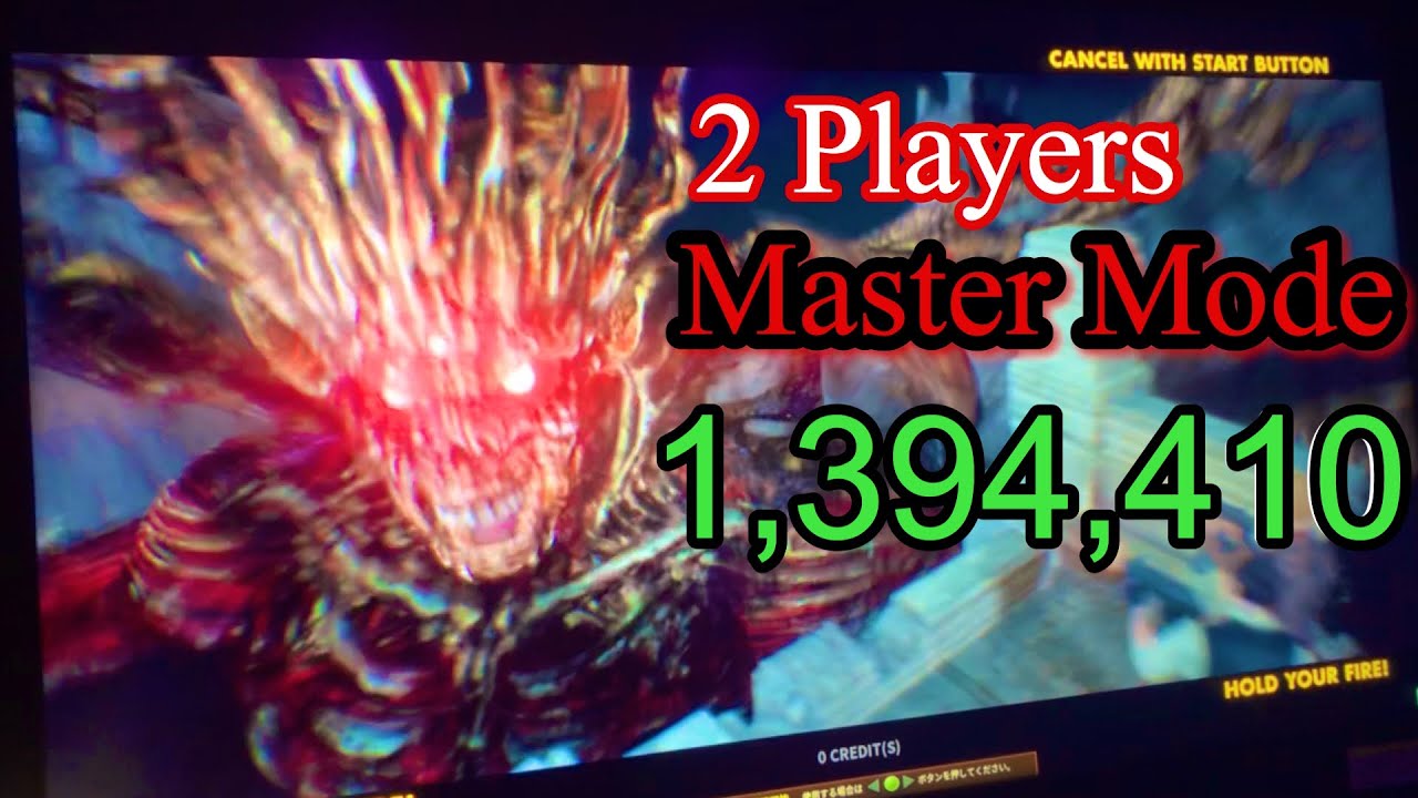 [HODSD] House of the Dead Scarlet Dawn Score Attack 2 Players Master 1,394,410 Points [Hardest]